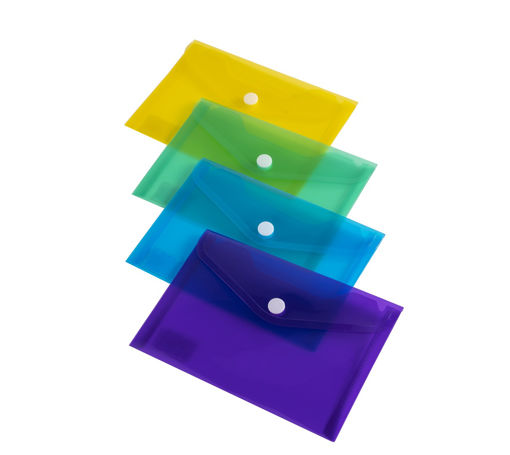 Picture of A6 BUTTON ENVELOPES CLEAR